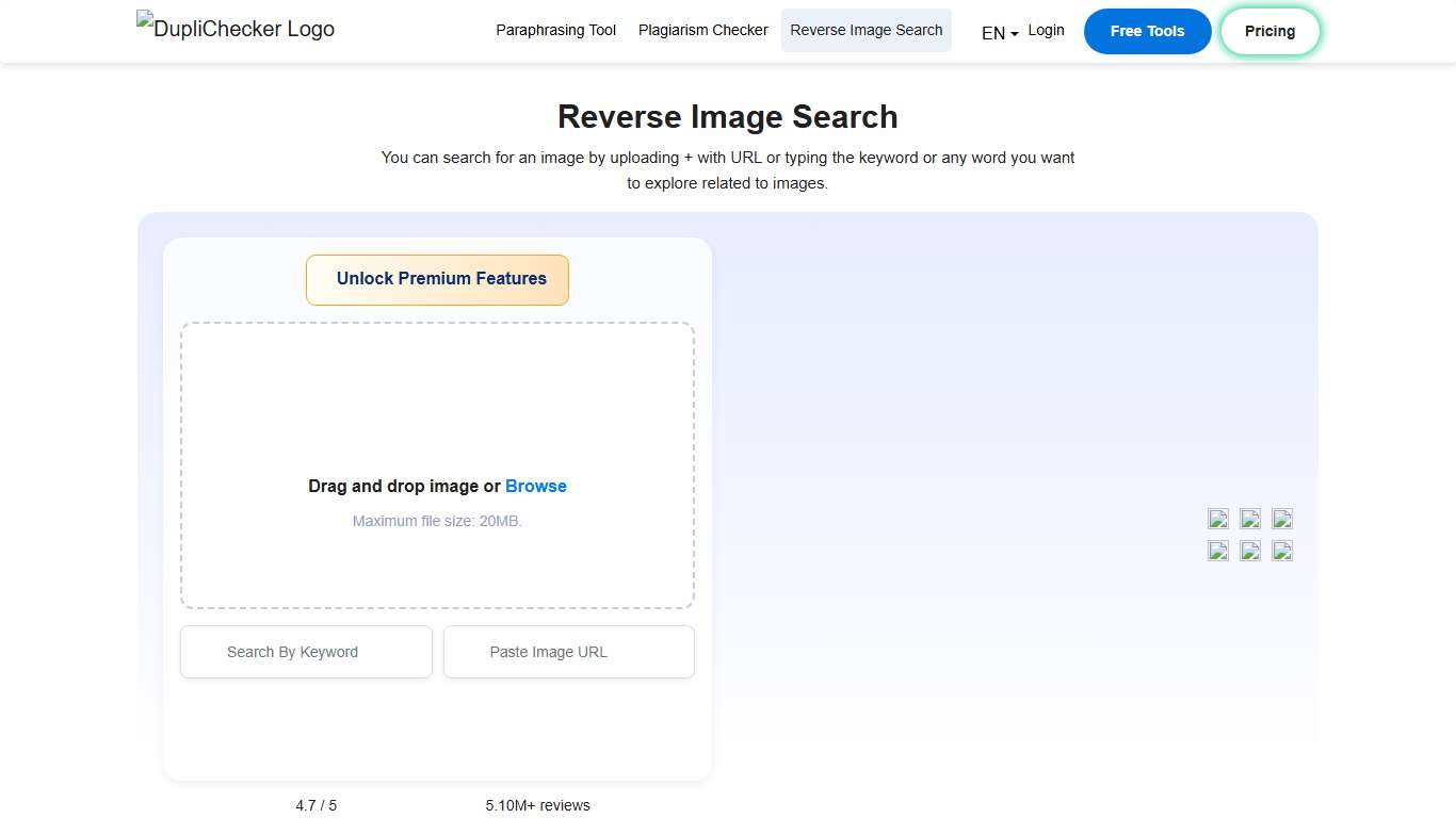 Reverse Image Search - Find Similar Images | Duplichecker.com